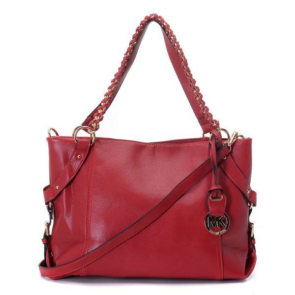 michael kors tristan large shoulder tote bordeaux skinn Nettbutikk ugrr2